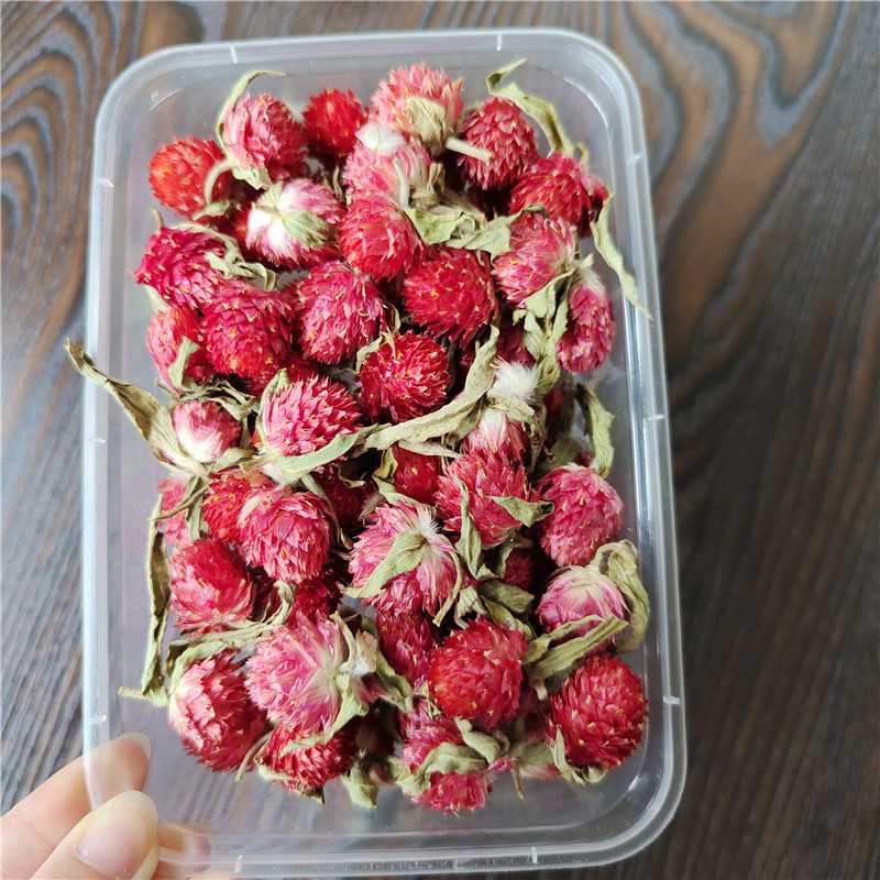 永生花千日红花头干花盒装千日红花头批发迷你千日红diy花材小盒
