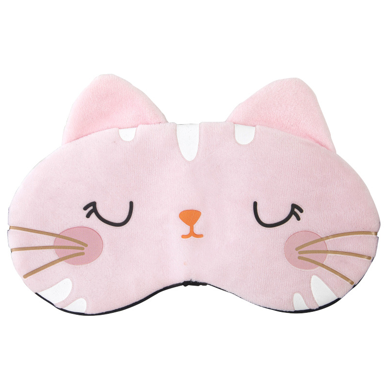 Cartoon Plush Sleeping Eye Mask