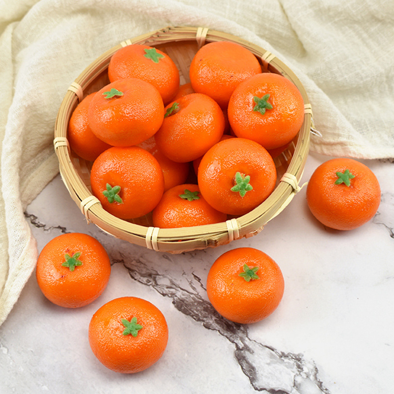 仿真砂糖桔模型塑料假蜜桔子橘子水果样板房装饰摆设摄影教道具