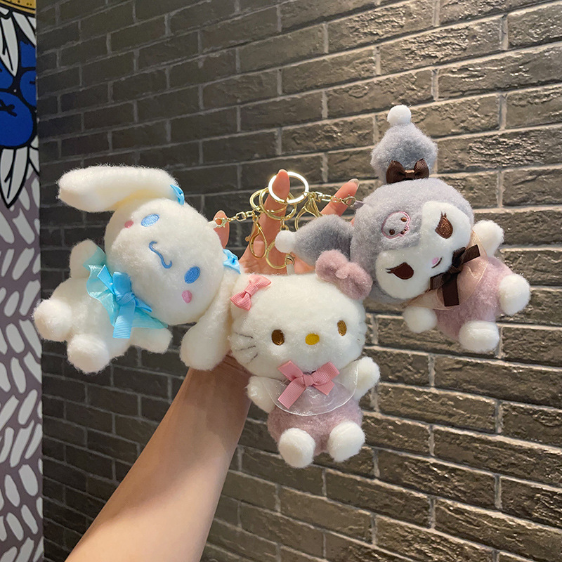 tiktok cinnamoroll babycinnamoroll plush pendant clow m baby doll wholesale melody doll keychain plush toy