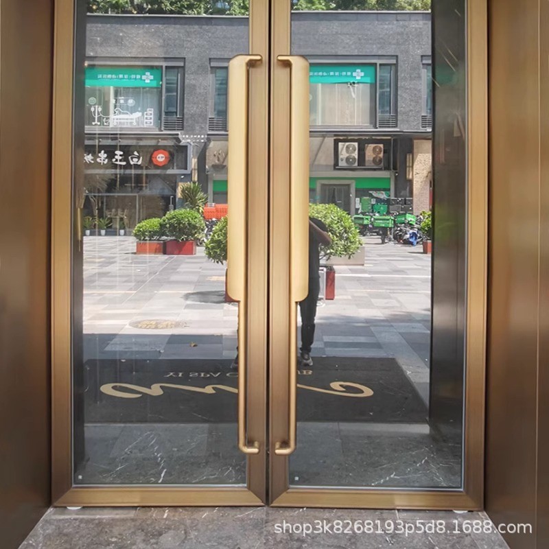 0成交0件实木门把手厂家直销欧式柜门拉手酒店大堂双开门拉手办公室