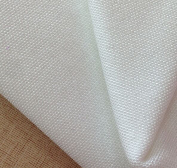 再生棉白帆布10安 涤棉帆布 工业手提袋布 白帆布加厚帆布43*27