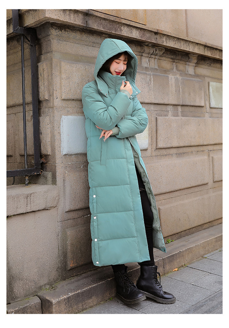 长大衣棉服女2021冬季新款韩版宽松长外套加厚棉衣女外套长棉袄女