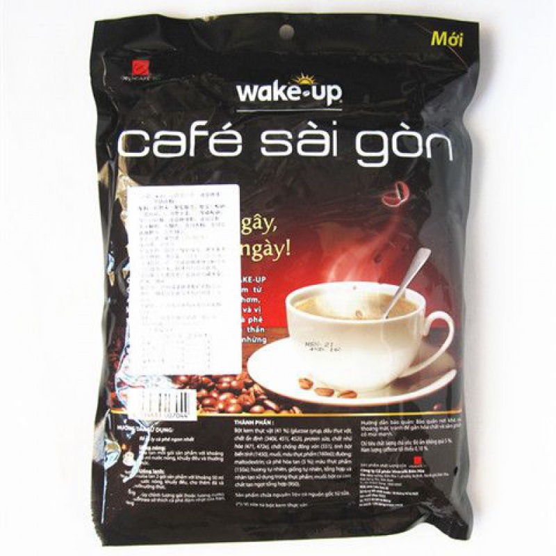 越南西贡咖啡威拿wake up咖啡456g内含24小包三合一速溶牛奶咖啡