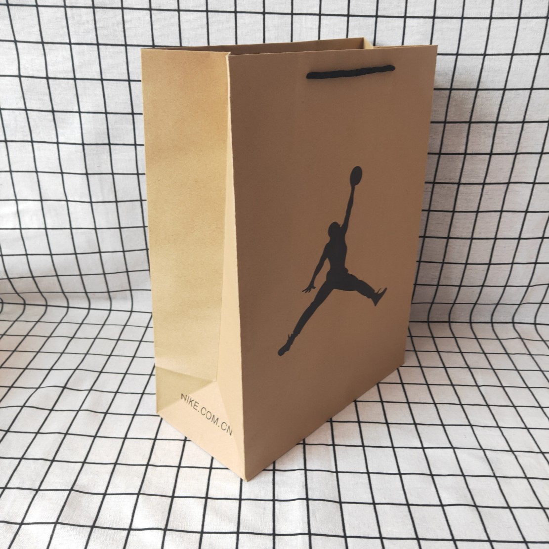 现货aj乔丹 nike 潮牌加大牛皮纸袋子鞋盒服装礼品购物手提袋