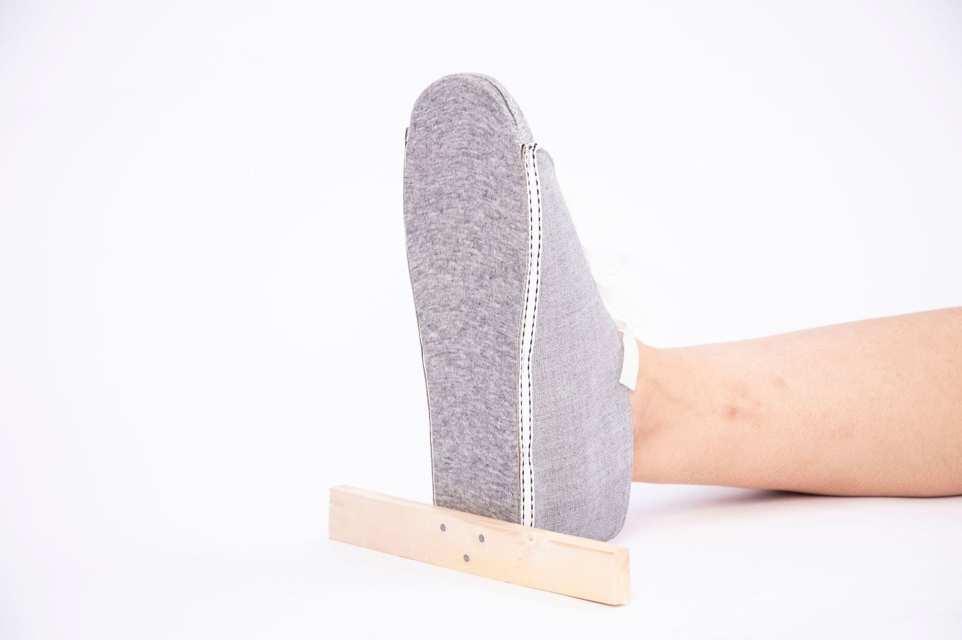 固定丁字木板鞋 骨科康复脚踝固定丁字矫正鞋 足下垂支具防旋鞋