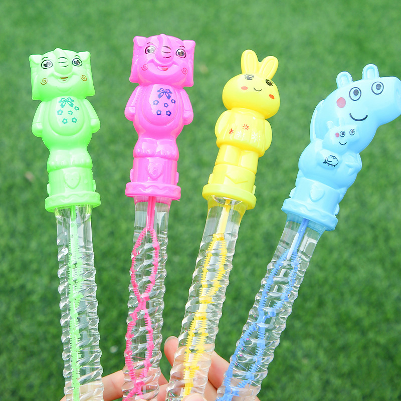 大号无毒吹泡泡棒卡通38cm浓缩液棒泡泡水泡泡剑微商地推扫码礼品