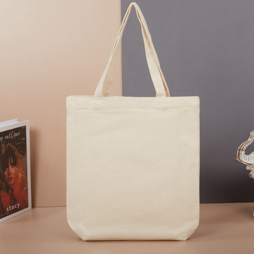 帆布布袋学生布袋空白logo布包口束手提背包包袋厂家彩印白棉帆布