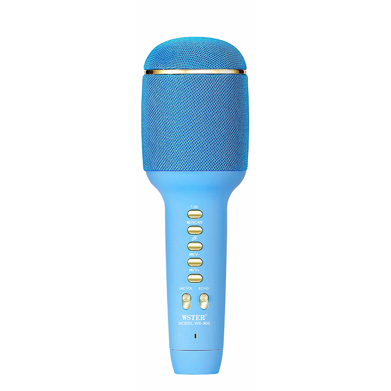 WS-900 New Microphone Stereo Integrated Home Wireless Bluetooth Portable Mobile Live Streaming Singing Microphone