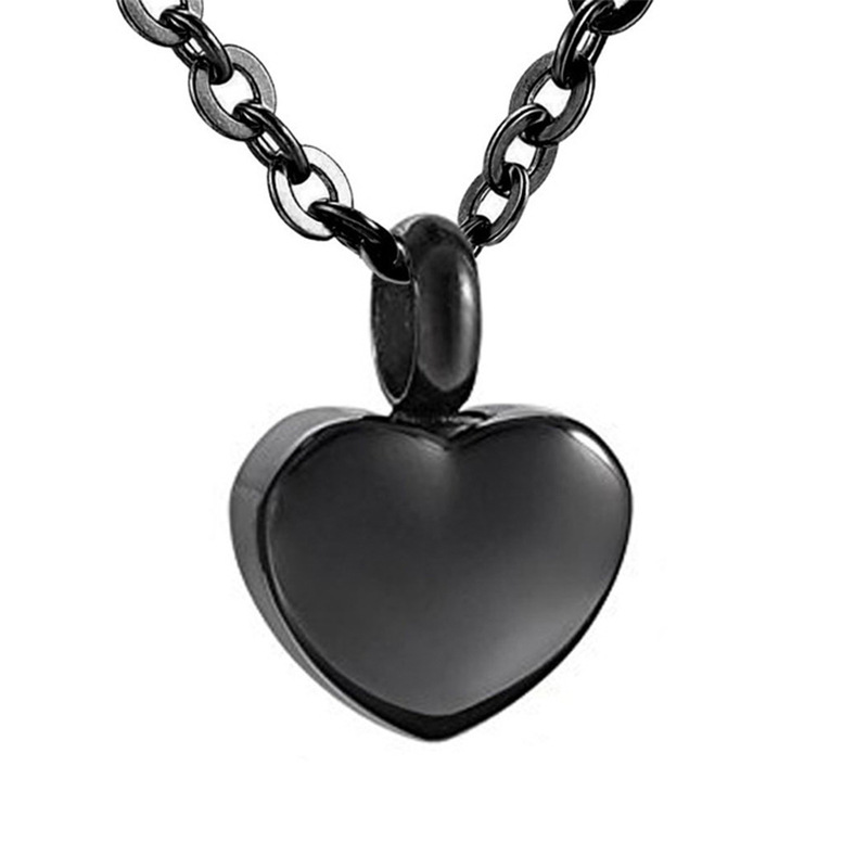 Hot Sale Fashion New Small Peach Heart Bone Ash Necklace Commemorative Relatives Pet Love Pendant Diy Small Jewelry Accessories