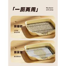 狗厕所小型犬狗狗专用尿盆冲水大型犬大小便神器泰迪尿尿知日鸣贸