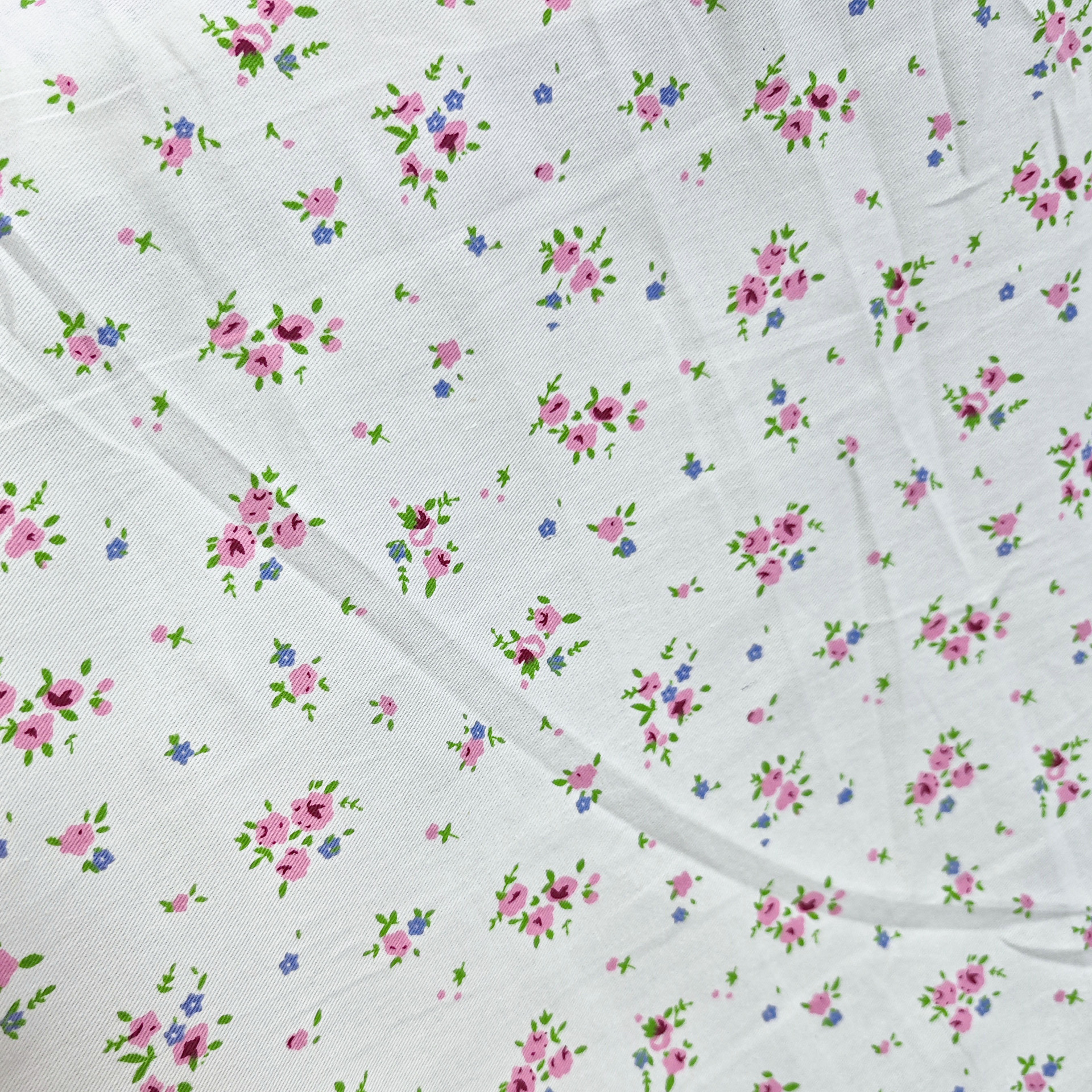 8元一米,两米起包邮,洗水斜纹纱卡全棉小碎花布料-阿里巴巴