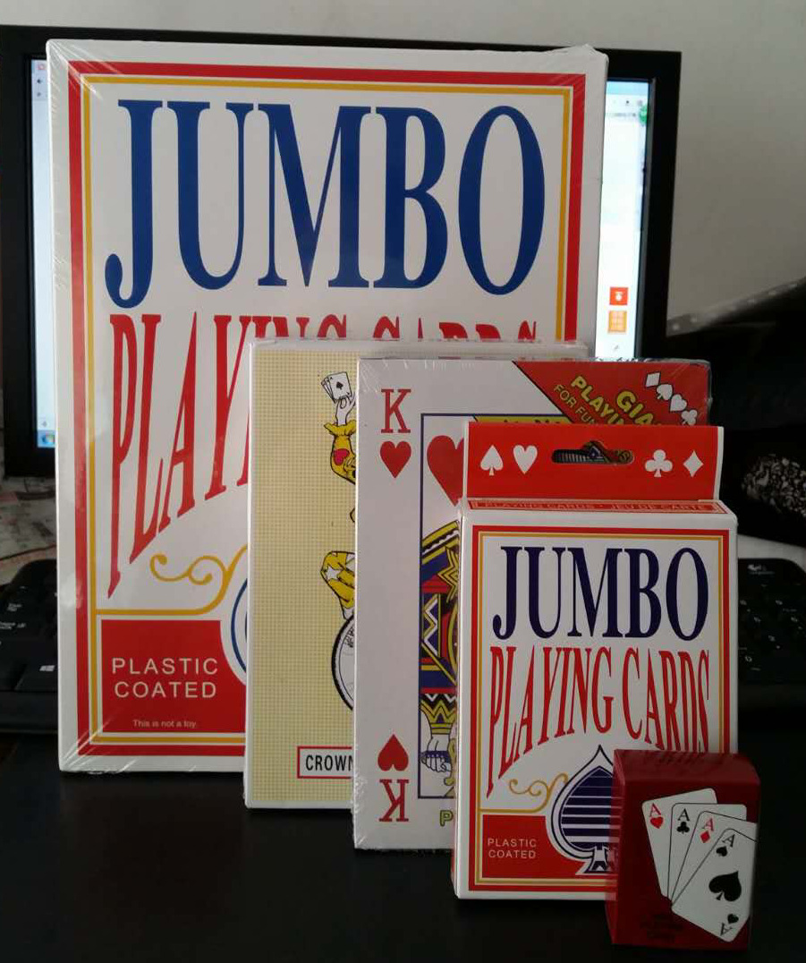 超大扑克牌 巨型创意扑克 耍大牌2倍纸牌6倍9倍a4抖音同款大扑克