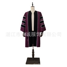 美国麻省大学博士服 马萨诸塞phd毕业礼服UMass 研究生硕士服直销