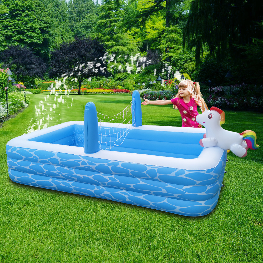 56成交0个新款韩版儿童游戏池pvc充气折叠水池婴儿游泳池玩具池 宠物