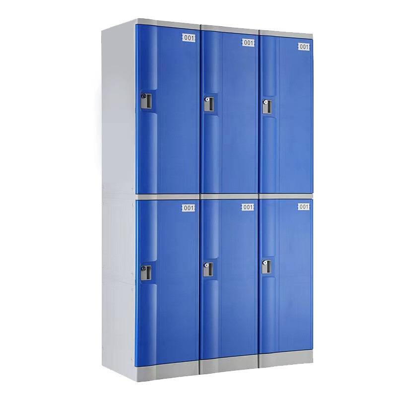 ABS Plastic Locker Durable Anti-Corrosion Anti-Rust Disassembly Convenient School Gym Shoe Cabinet Classroom Bag Cabinet