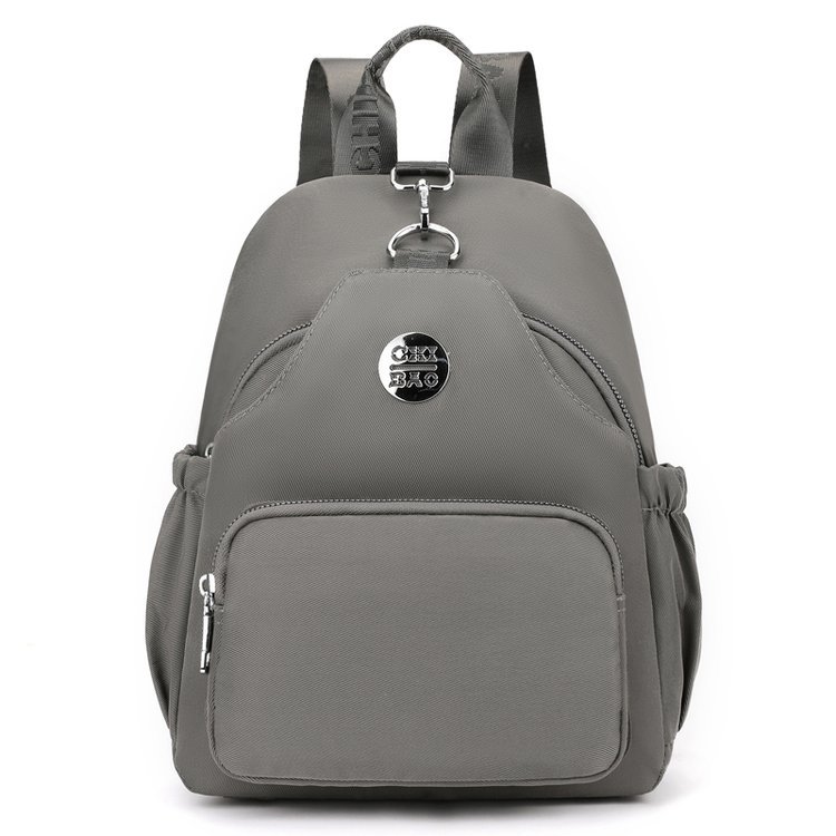 Backpack Female 2024 New Fashion Simple Lightweight Oxford Cloth Small Backpack Work Commuter Bag