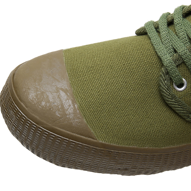 批发解放鞋女黄球鞋劳保鞋演出工地黄胶鞋低帮老款军训鞋男橡胶