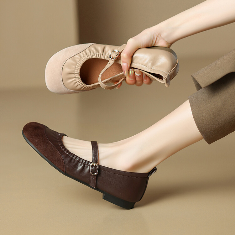 复古显瘦淑女鞋2024年新款浅口玛丽珍单鞋-阿里巴巴