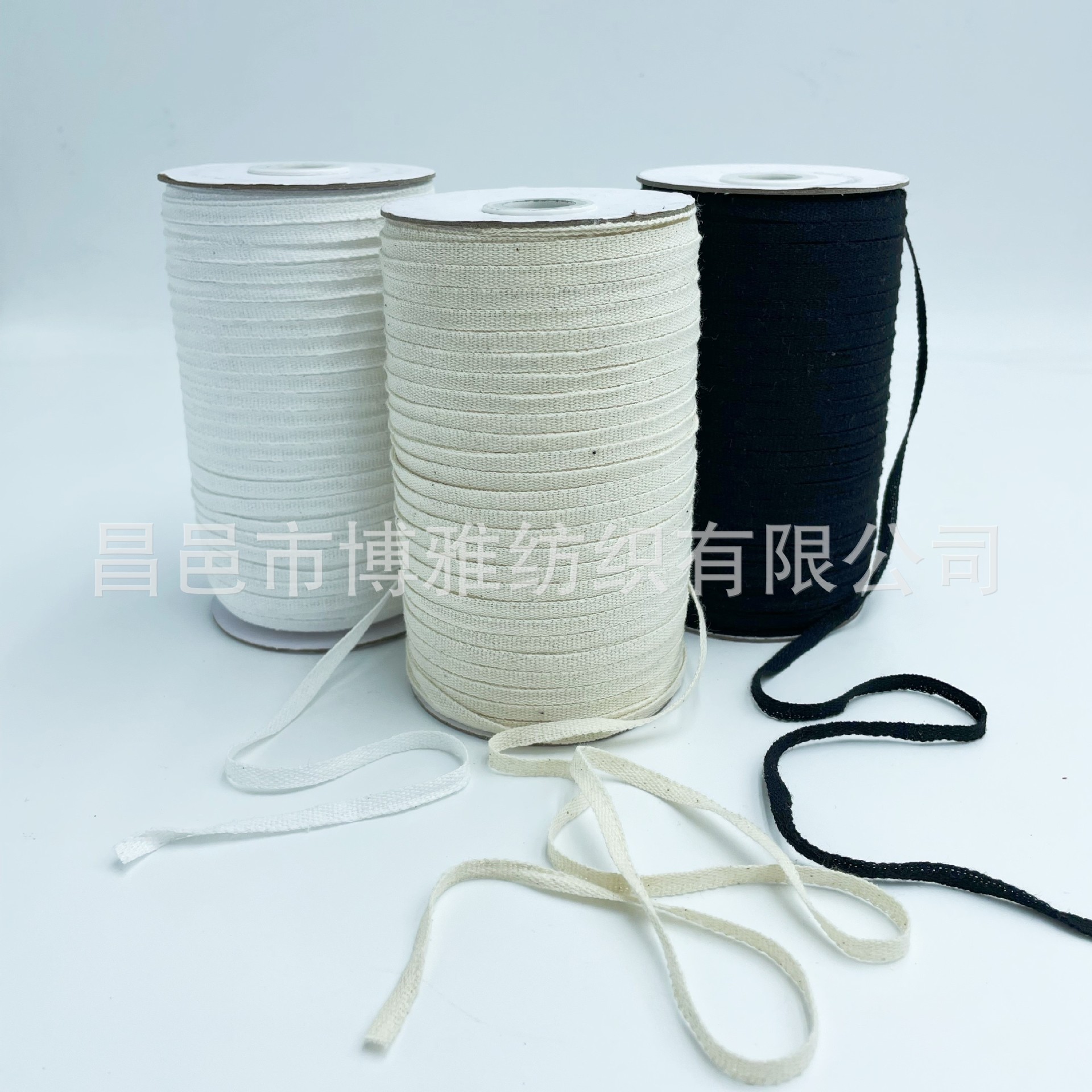 厂家现货供应0.3-1.0cm平纹 家纺辅料 四件套 固定捆绑带被角带