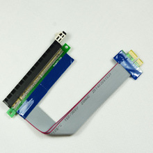 1x转16x延长线 PCI-E1x转16x PCI-E 1X转16X显卡延长线 19厘米