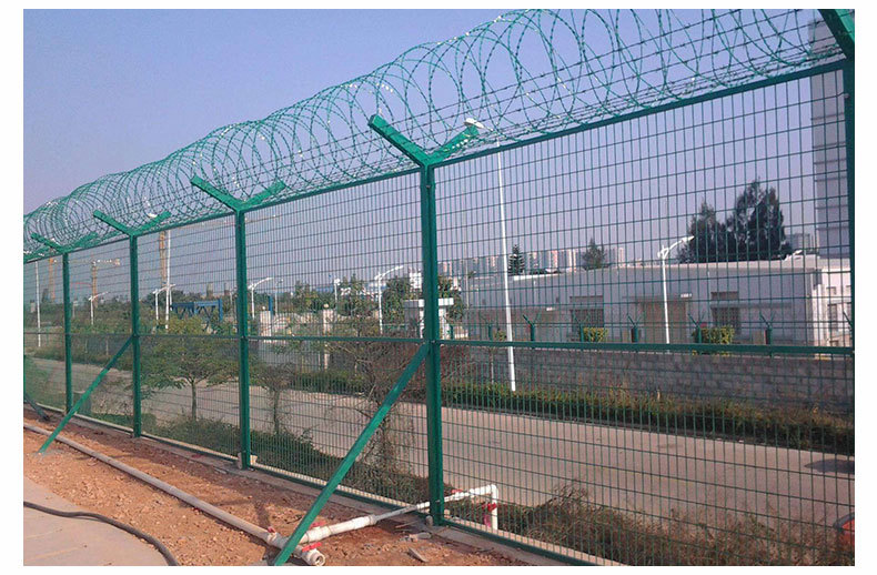 358监狱护栏网 密纹网监狱钢瓦墙刺绳 防爬隔离钢丝围网 防御网