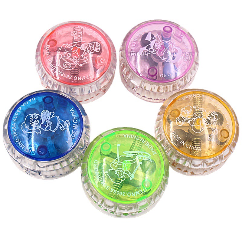 Luminous Yo-Yo Pull Line Yo-Yo Youyou Yo-Yo Luminous Educational Children's Toy Factory Wholesale