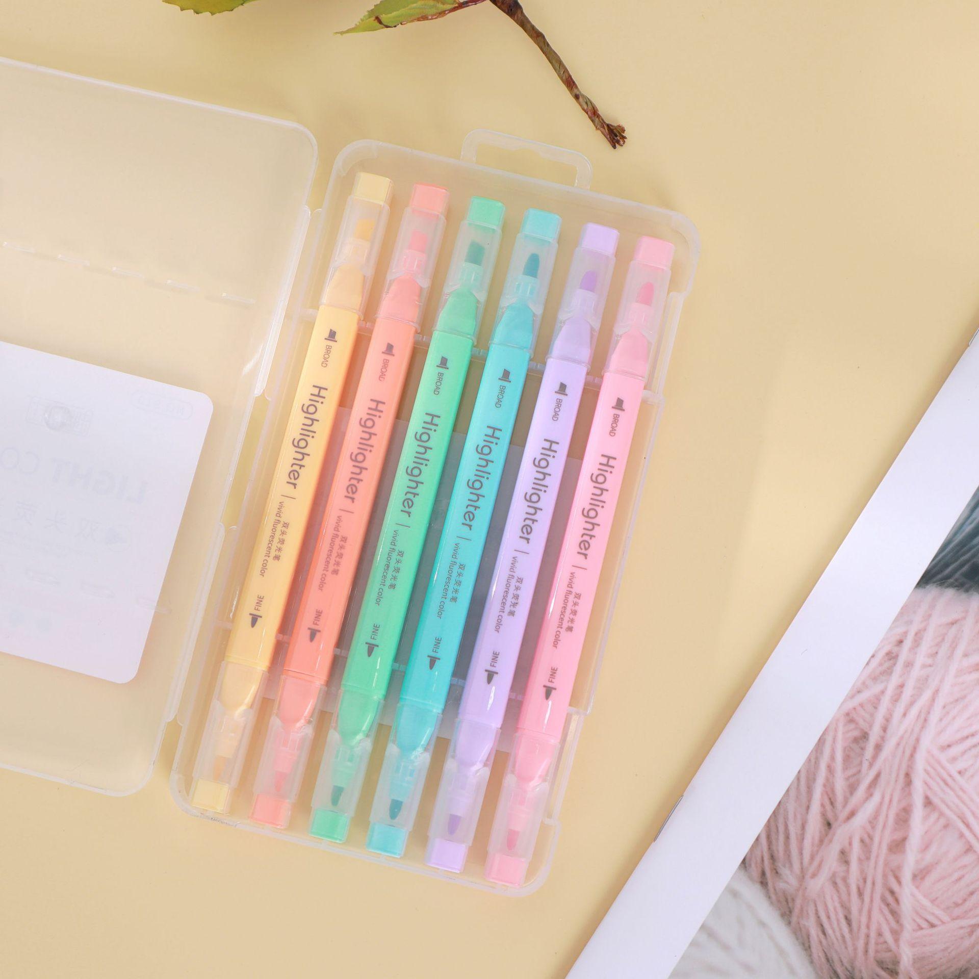 荧光笔最新报价走势分析-可爱牛仔表情重点标荧光笔水彩笔-阿里巴巴