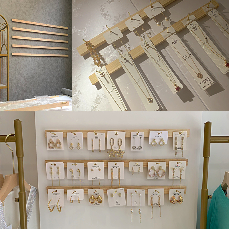 饰品展示陈列挂墙首饰店上墙商用品展示架陈列袜子耳钉耳饰架子