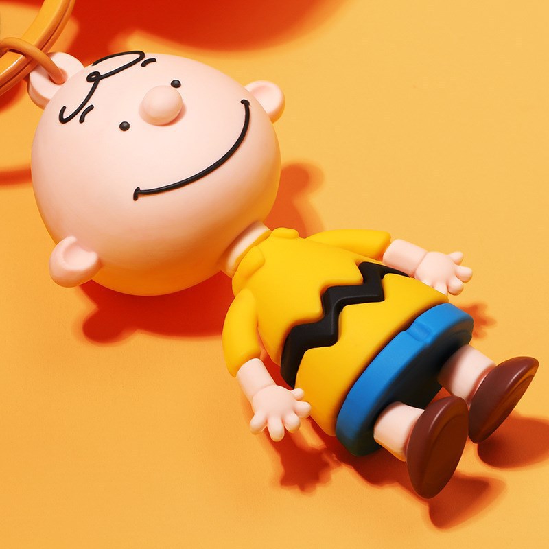 萌小狗查理钥匙扣小狗飞行员公仔挂件耳机包airpods 保护套公仔扣