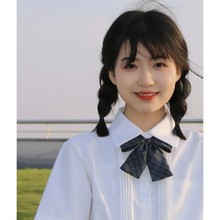 夏季jk制服白衬衫女学生泰式校服短袖风琴褶衬衣日系校供百搭上衣