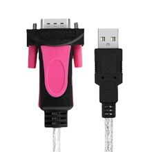 订制USB转串口线通用串口RS232转USB DB9针COM口FT232RL芯片