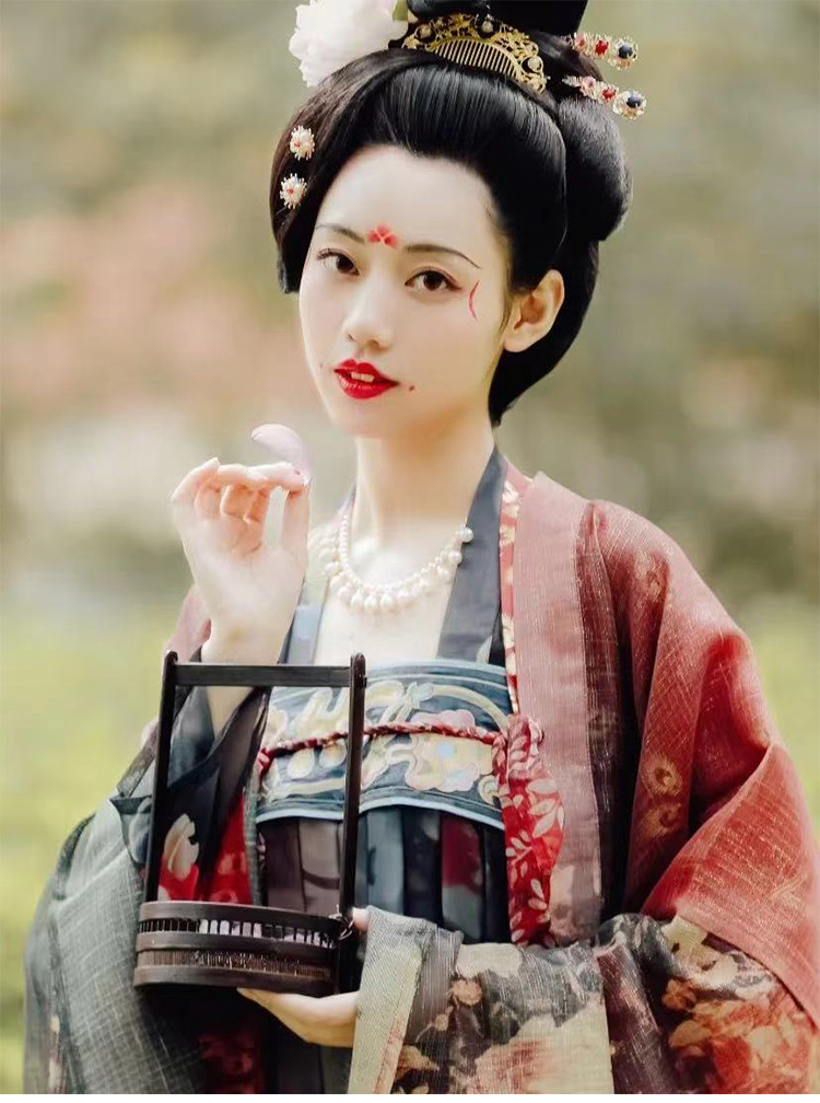 古风汉服假发包古装假发发髻唐风大小单刀半翻刀髻汉服唐魏晋假发