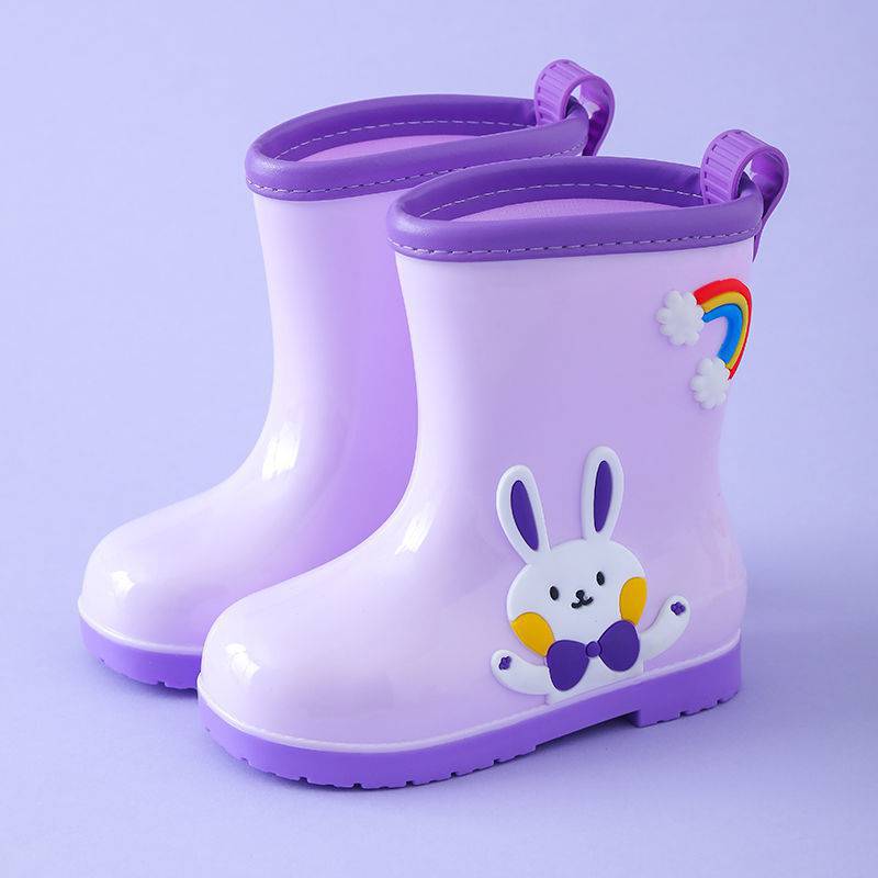儿童雨鞋儿童雨鞋时尚可爱轻便防滑雨靴宝宝幼儿男童女童小童小孩