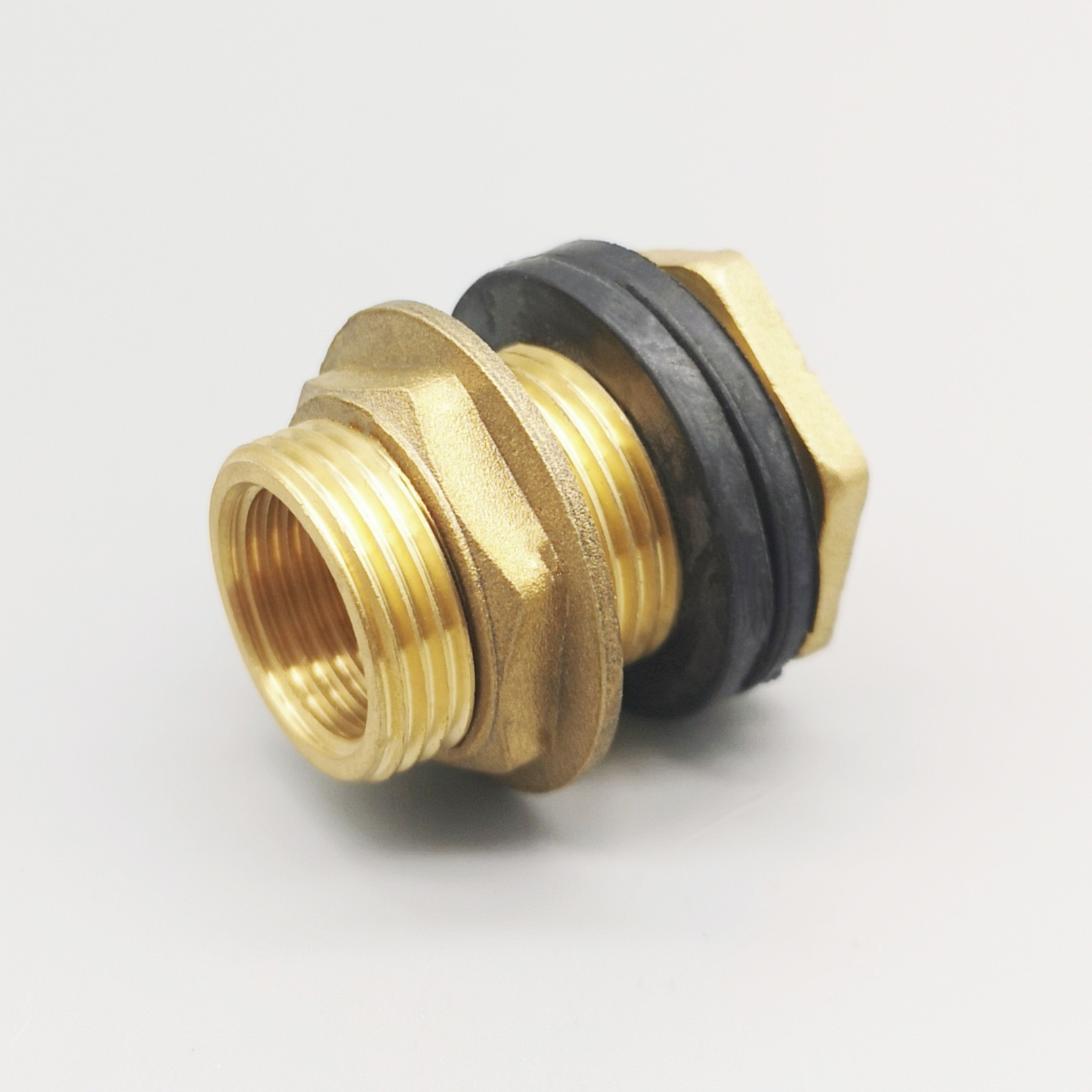 水箱接头4/6分1寸铜接头加长内外丝配件水塔水池鱼缸水桶排水接口