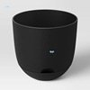 Modern Black Self Watering Plastic Planter Pot for Indoor &|ru Modern Black Self Watering Plastic Planter Pot for Indoor &|ru