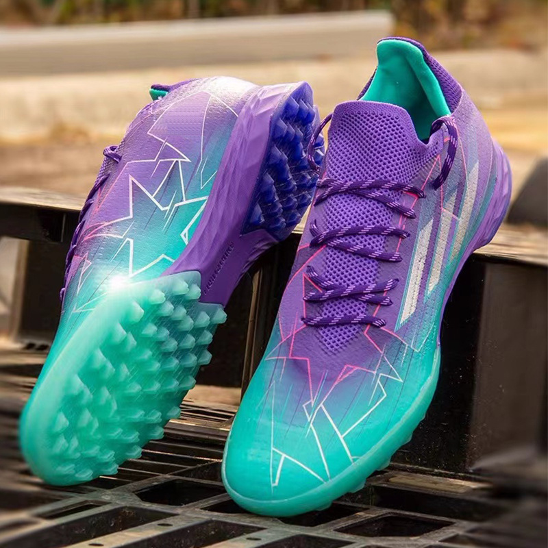 小李子x系列猎鹰梅西足球鞋男刺客ag短钉c罗fg长钉tf碎钉低帮训练