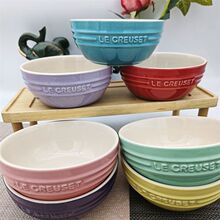 法式酷彩LE CREUSET5.5英寸大碗家用高颜值珐琅彩陶瓷米饭汤面碗