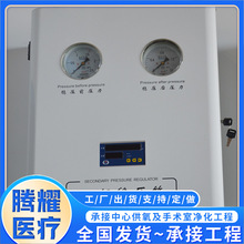 医用气体稳压箱 仪表盘式二级减压箱气体供给稳压设备中心供氧
