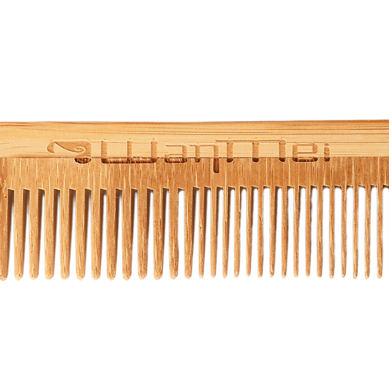 Barber Shop Men's Styling Comb Bamboo Comb Household Health Care Massage Comb Dense Tooth Comb Portable Tangle Teezer Hairdressing Comb