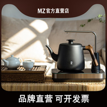 鸣盏全自动上水壶电热水壶烧水壶泡茶专用茶台一体电茶炉煮茶器