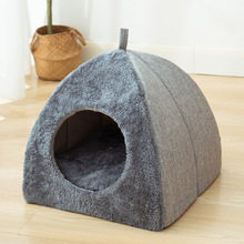 新款三角猫窝封闭式猫房子宠物窝保暖加厚深度睡眠狗窝宠物用品