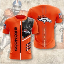 2023爆款 NFL橄榄球服 3D数码印花夏季短袖T恤宽松潮牌新款设计