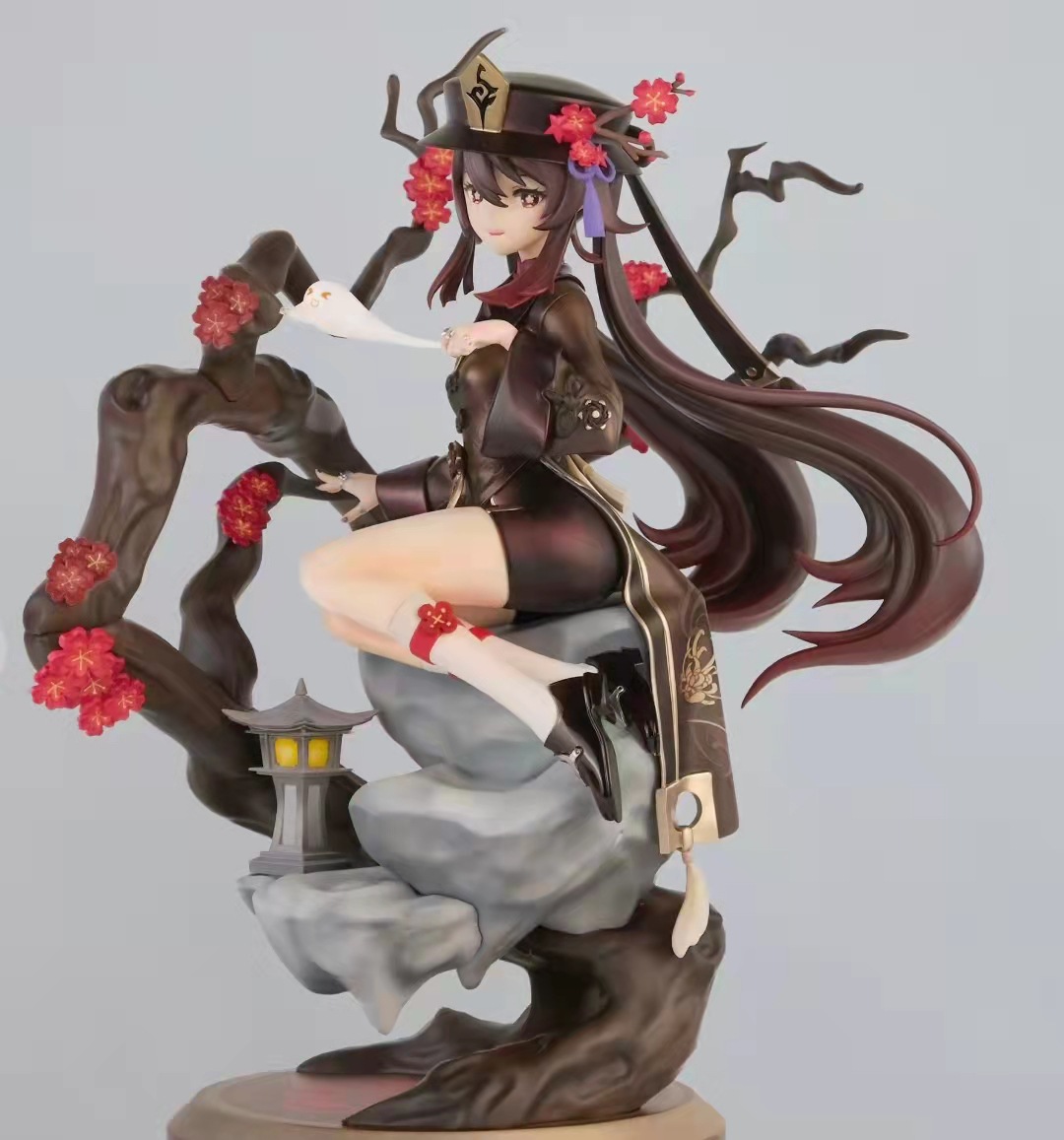 原神胡桃 霁梅香往生堂第七十七代堂主 胡桃傲雪坐姿手办摆件批发