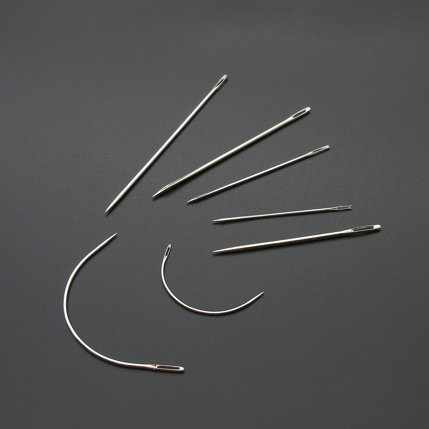 皮革缝纫针三角形弯钩异形针帆布皮具缝合diy工具七枚装