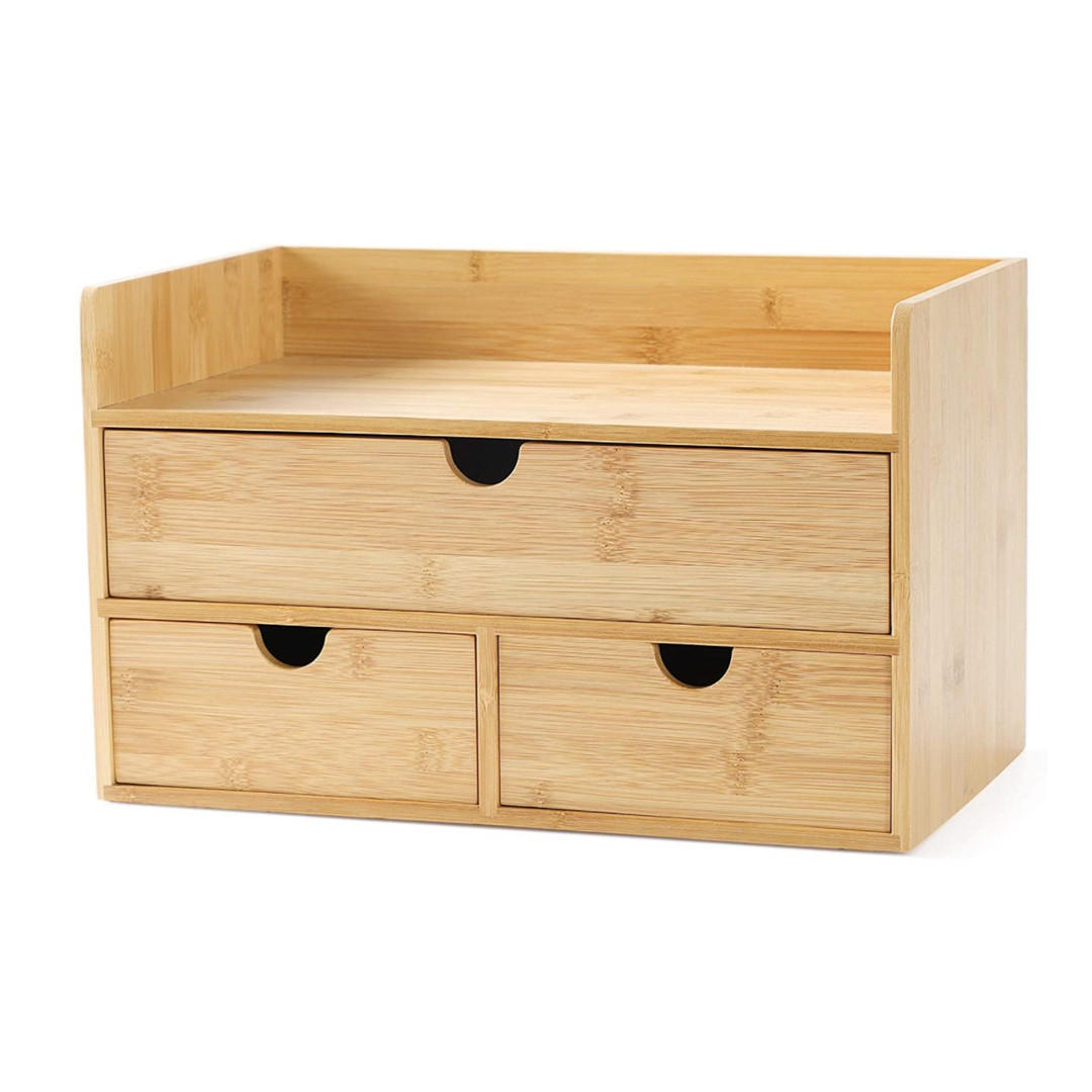 办公室桌面木质小抽屉收纳盒多层抽屉式收纳柜小号杂物木制储物柜