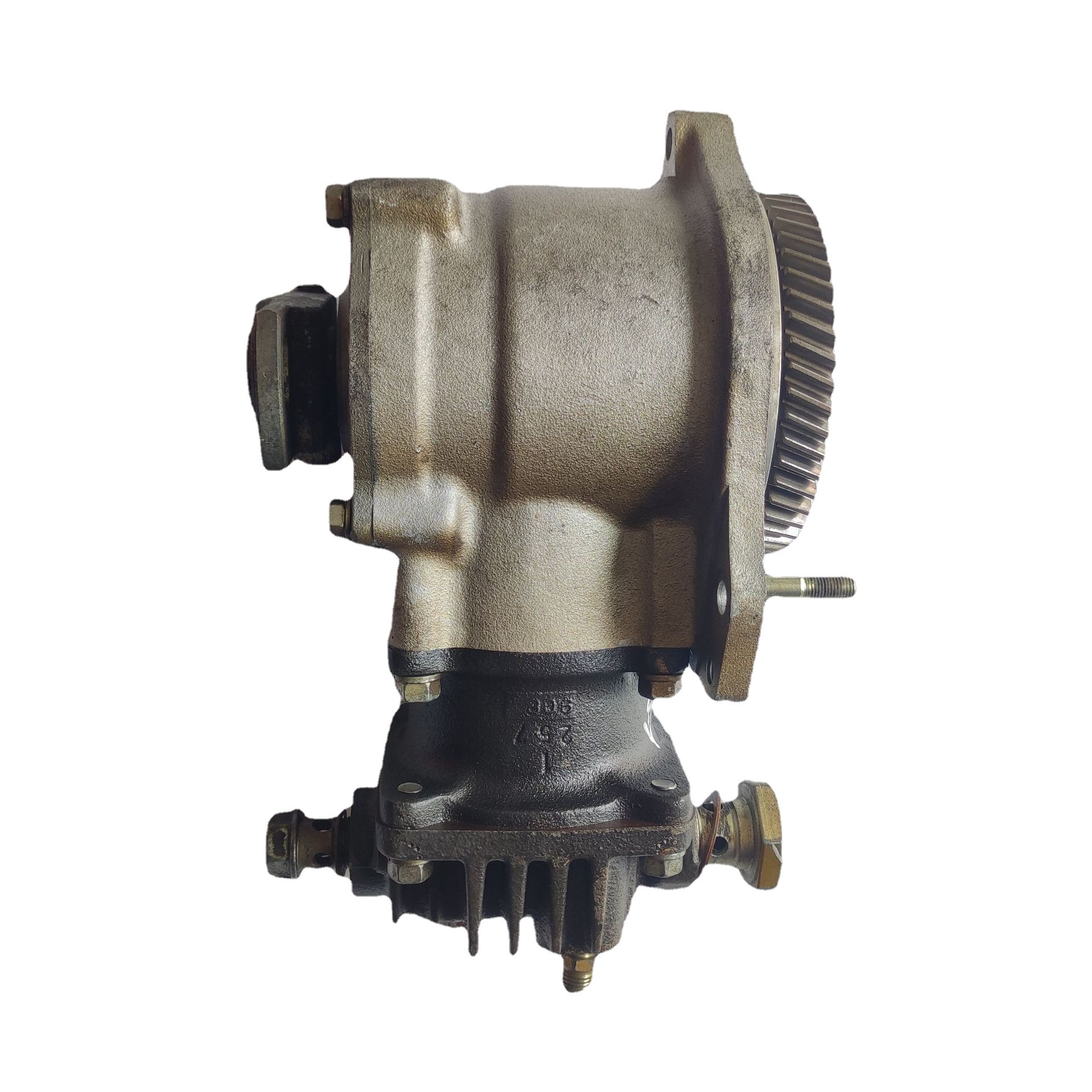 适用三菱6d16发动机打气泵新款水冷空气压缩机二手拆车件fuso扶桑