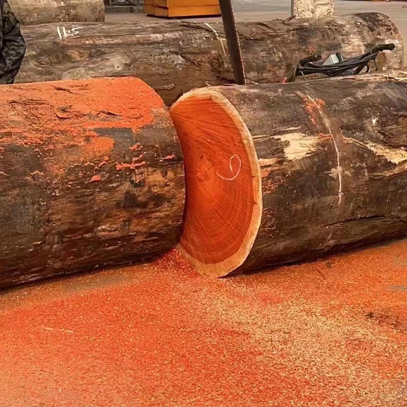 进口红花梨原木 非洲红花梨板材 红木家具用材
