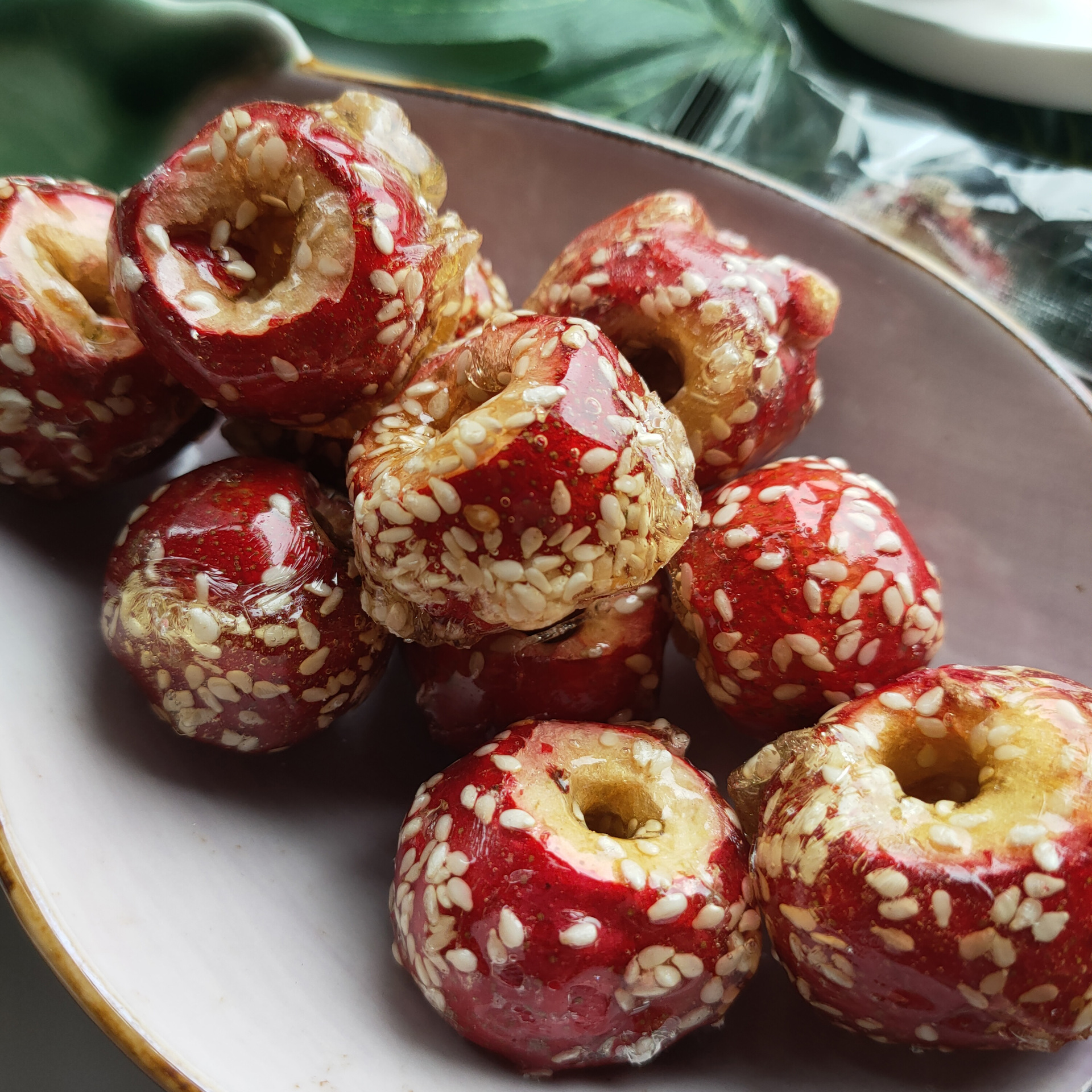 冻干冰糖葫芦山楂空心山楂球山楂圈酸甜老北京特产网红独立包装