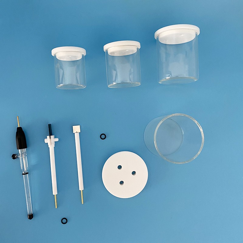 c002普通电解池 三电极电解池 参比电极 对电极 工作电极